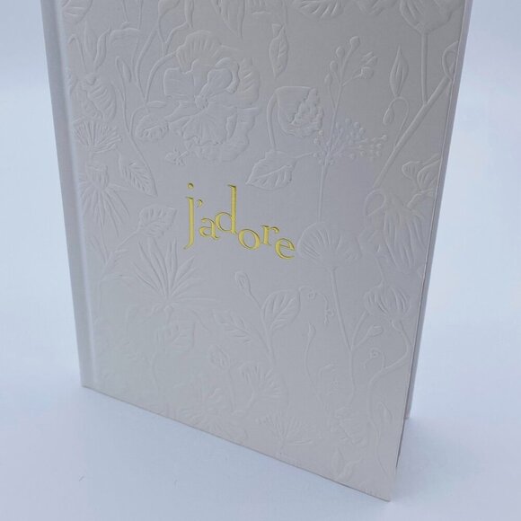 Dior J’adore Notebook,White & Gold Beauty Floral Design,Hard Cover Journal - NEW - Picture 3 of 10